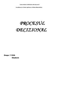 Procesul Decizional - Pagina 1
