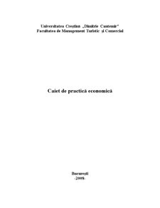 Caiet practică economică - SC Avenir Telecom România SA - Pagina 1