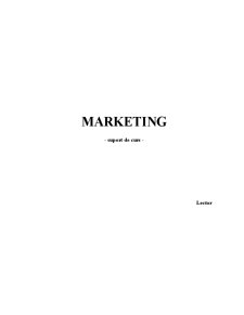 Curs Marketing - Pagina 1