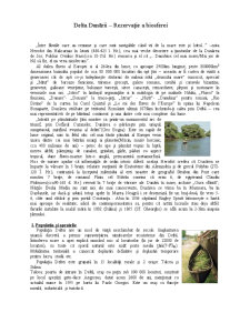 Delta Dunării - Rezervație a Biosferei - Pagina 1