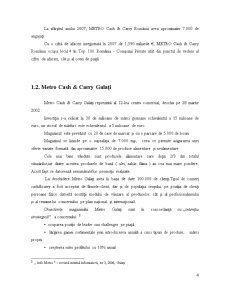 Analiza SWOT a centrului comercial Metro Cash&Carry - Galați - Pagina 5