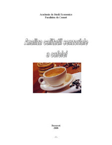 Analiza calității senzoriale a cafelei - Pagina 1