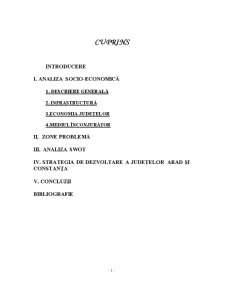 Analiza Comparativă a Județelor Arad și Constanța - Pagina 2