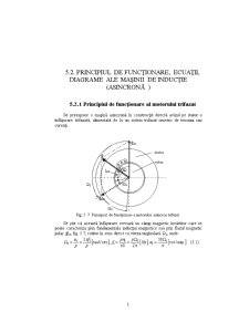 Mașini electrice - principiul de funcționare, ecuații, diagrame ale mașinii de inducție - Pagina 1