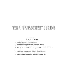 Management Juridic - Pagina 1