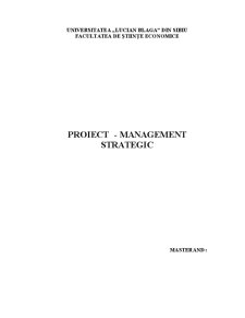 Management strategic în cadrul Băncii Transilvania - Pagina 1