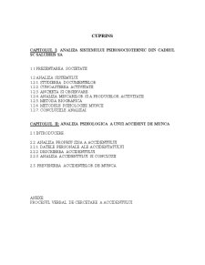 Analiza sistemului psiho-sociotehnic din cadrul SC Salubris SA Iași - analiză psihologică a unui loc de muncă - Pagina 2