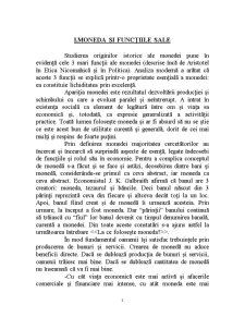 Funcțiile și Rolul Monedei - Pagina 3