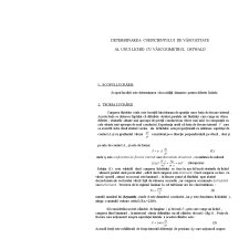 Determinarea Coeficientului De Vâscozitate Al Unui Lichid Cu Vâscozimetrul Ostwald - Pagina 1