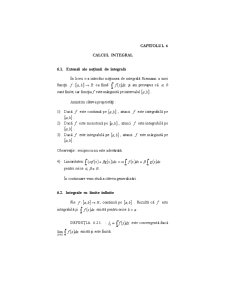 Calcul Integral - Pagina 1