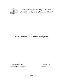 Producerea Circuitelor Integrate - Pagina 2