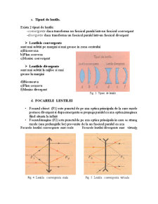 Determinarea experimentală a convergenței lentilelor - Pagina 2