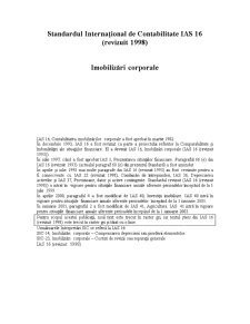 Standardul internațional de contabilitate IAS 16 (revizuit 1998) - Pagina 1