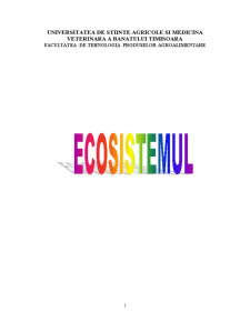 Ecosistemul - Pagina 1