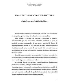 Practici Anticoncurentiale - Pagina 1