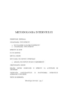 Metodologia Interviului - Pagina 2