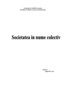 Societatea în Nume Colectiv - Pagina 1