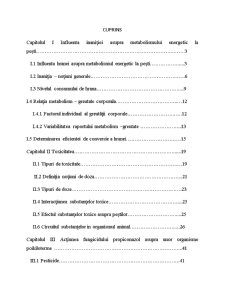 Cercetări privind acțiunea fungicidului propiconazol asupra unor indici fiziologici la caras în condiții de inaniție - Pagina 1