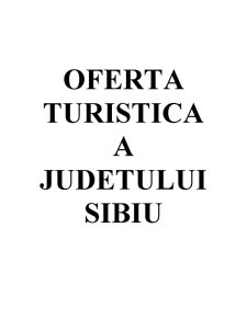 Oferta turistică a județului Sibiu - Pagina 2