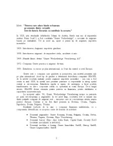 Lucrare de practică - piața asigurărilor Grawe România - Pagina 2