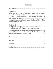 Organizarea administrativă a Basarabiei în componenența Regatului Român - etapele principale de ajustare a sistemului administrativ din Basarabia la modelul românesc - Pagina 2