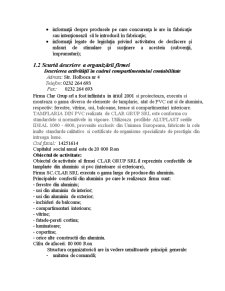 SC Clar SRL Iași - proiectarea sistemului informațional al compartimentului vânzări - Pagina 4