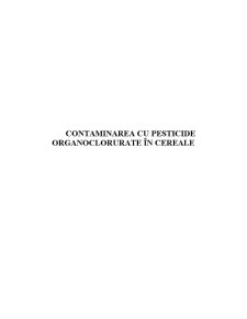 Contaminarea cu Pesticide Organoclorurate în Cereale - Pagina 2