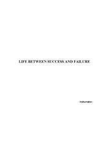 Life Between Success and Failure - Pagina 1