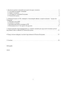 Evoluția sistemului fiscal din România în vederea adoptării Acquis-ului comunitar - Pagina 1