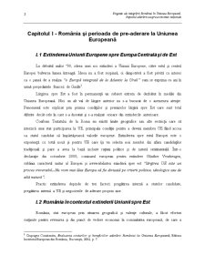 Exigențe ale integrării României în Uniunea Europeană. Impactul aderării asupra economiei naționale - Pagina 3