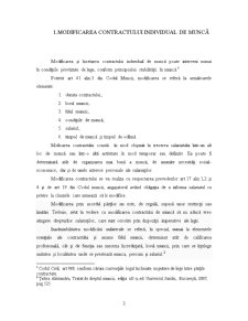 Modificarea și Suspendarea Contractului Individual de Muncă - Pagina 3