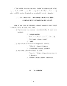 Modificarea și Suspendarea Contractului Individual de Muncă - Pagina 4