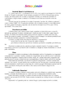 Plan de afaceri - cofetărie - Pagina 1