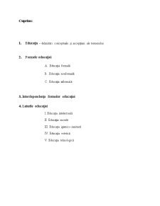 Formele și lațurile educației - Pagina 1