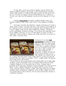 Analiza pieței ciocolatei în România - Pagina 5