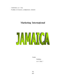 Marketing internațional - Jamaica - Pagina 1
