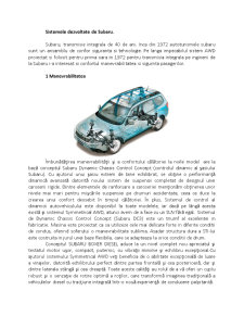 Sisteme Dezvoltate de Subaru - Pagina 1