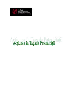 Acțiunea în Tagada Paternității - Pagina 1