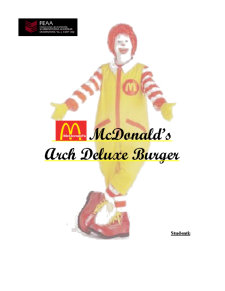 Mcdonald’s - Arch Deluxe Burger - Pagina 1