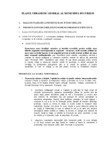 Planul Urbanistic General al Municipiul București - Pagina 1