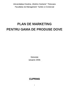 Plan de marketing pentru gama de produse Dove - Pagina 2
