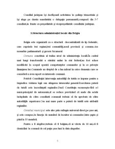 Structura administrației locale din România comparată cu administrația din Belgia - Pagina 5