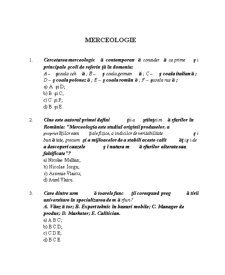 Grile Profil Merceologie - Pagina 1