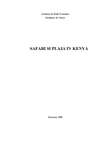 Șafari și plajă în Kenya - Pagina 1