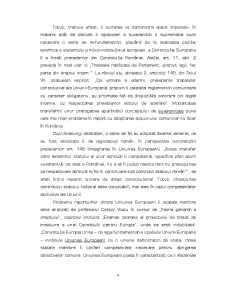 Ordinea Constitutionala in Contextul Integrarii Romaniei in Uniunea Europeana - Pagina 5