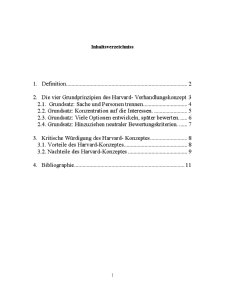 Das Harvard Verhandlungskonzept - Pagina 2