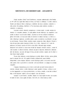 Sistemul Informatic de Rezervare Amadeus - Pagina 2