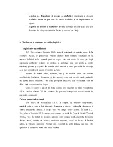 Analiza sistemului logistic la întreprinderea SC Roccafranca România SRL - Pagina 5