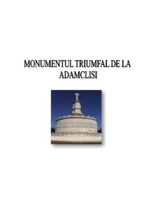 Monumentul Triumfal de la Adamclisi - Pagina 1