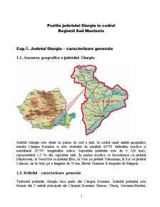 Poziția județului Giurgiu în cadrul regiunii Sud Muntenia - Pagina 3